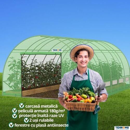 solare de gradina - sere de tip tunel